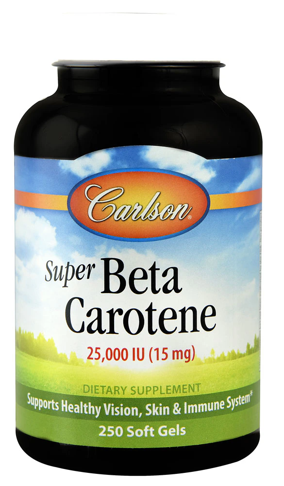 Carlson Super Beta Carotene -- 25000 IU - 250 Softgels
