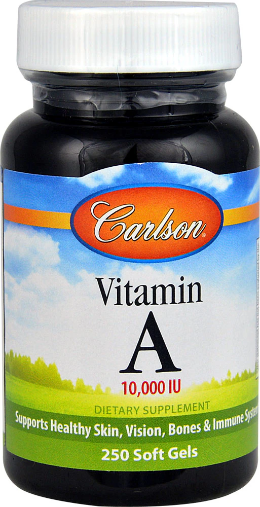 Carlson Vitamin A -- 10000 IU - 250 Softgels