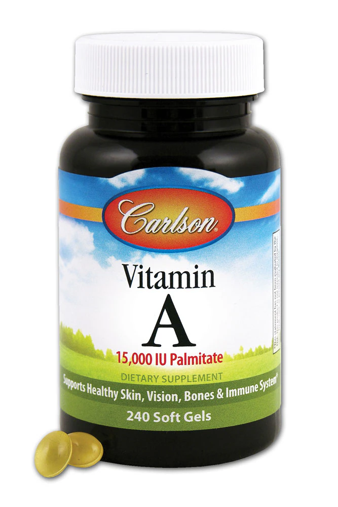 Carlson Vitamin A Palmitate -- 15000 IU - 240 Softgels