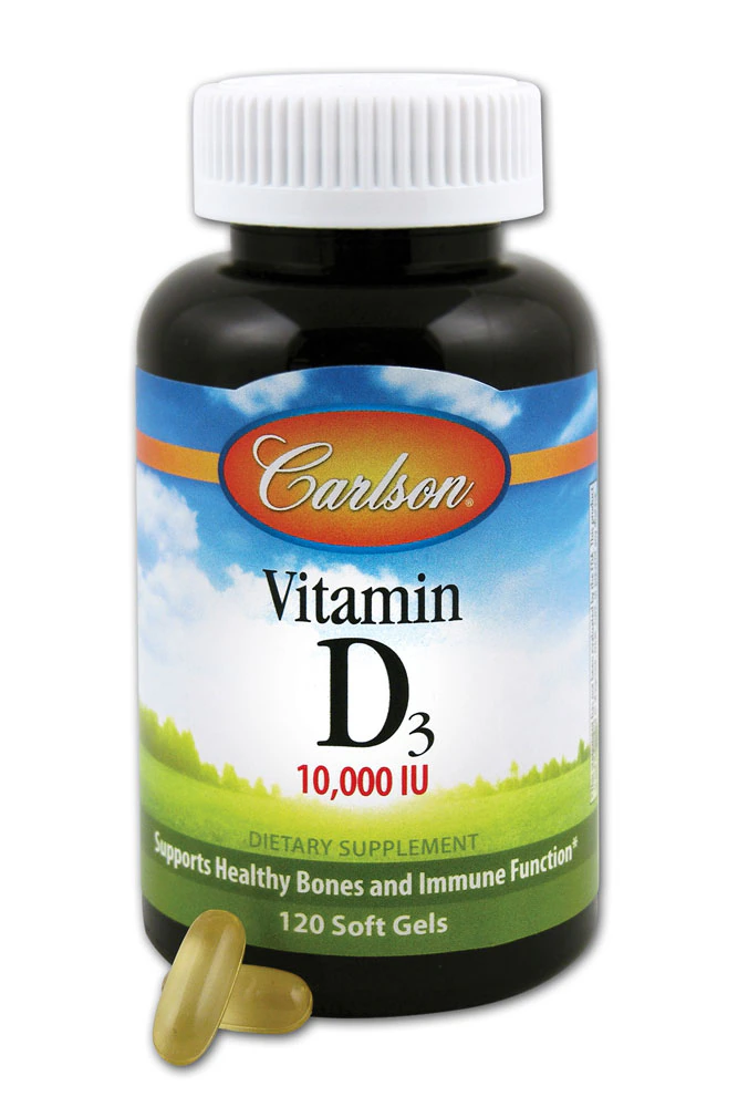 Carlson Vitamin D3 -- 10000 IU - 120 Softgels