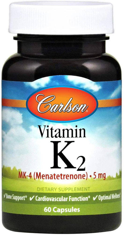 Carlson Vitamin K2 -- 5 mg - 60 Capsules