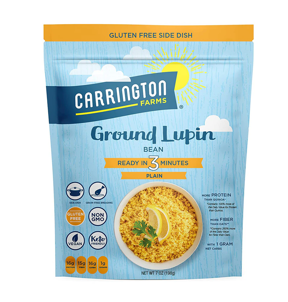 Carrington Farms Keto Ground Lupin Bean Plain -- 7 oz