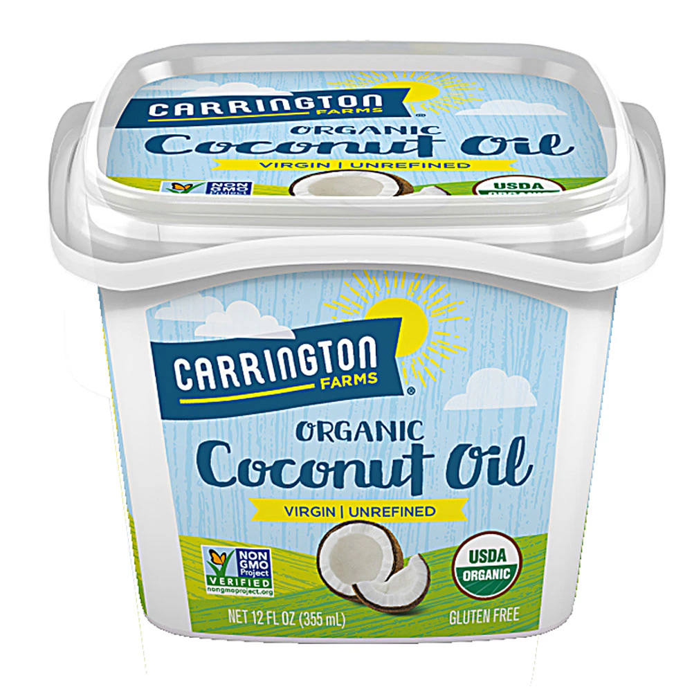 Carrington Farms Organic Unrefined Coconut Oil -- 12 fl oz