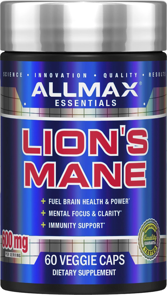 ALLMAX Nutrition Lion's Mane -- 60 Veggie Caps