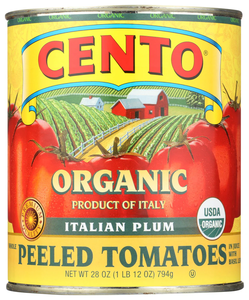 Cento Organic Whole Peeled Tomatoes -- 28 oz