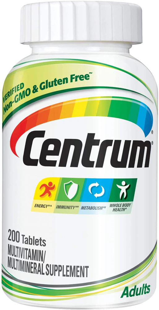 Centrum Adults Multivitamin Multimineral -- 200 Tablets