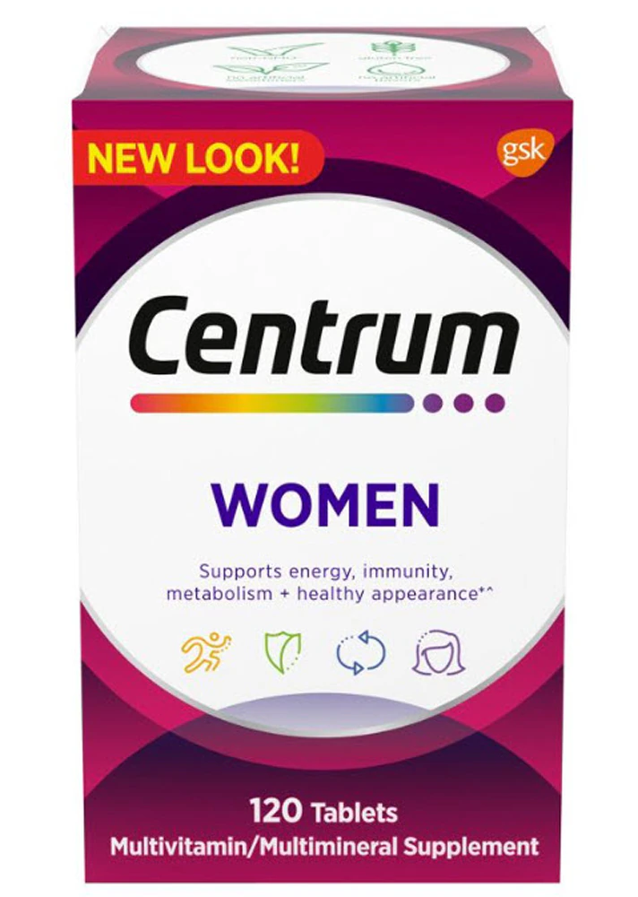 Centrum Women Multivitamin-Multimineral Tablets -- 120 Tablets