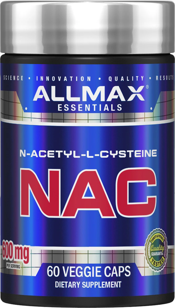 ALLMAX Nutrition NAC -- 600 mg - 60 Veggie Caps