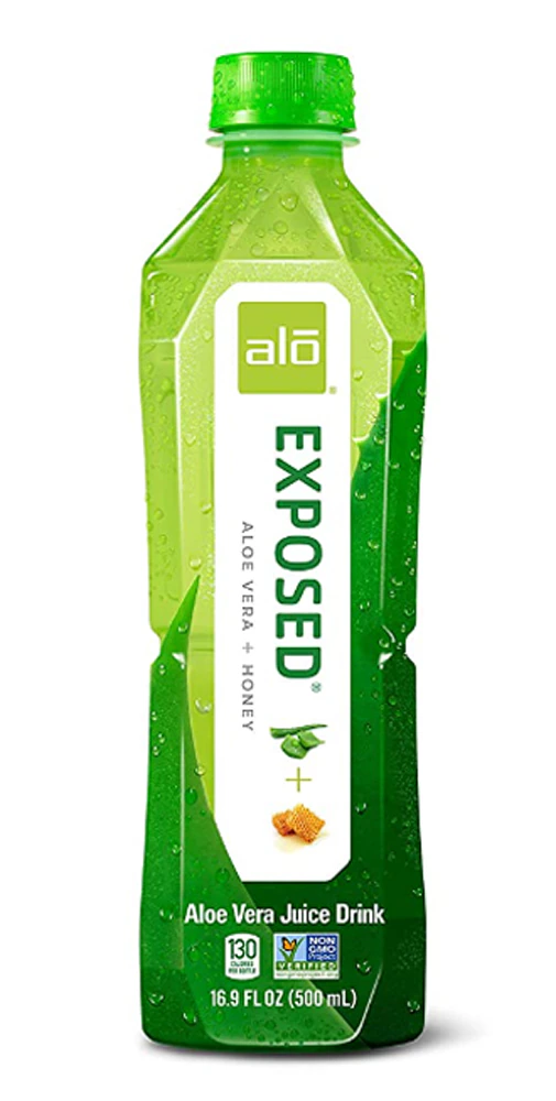 ALO Exposed Aloe Vera Juice Drink Aloe Vera and Honey -- 16.9 fl oz