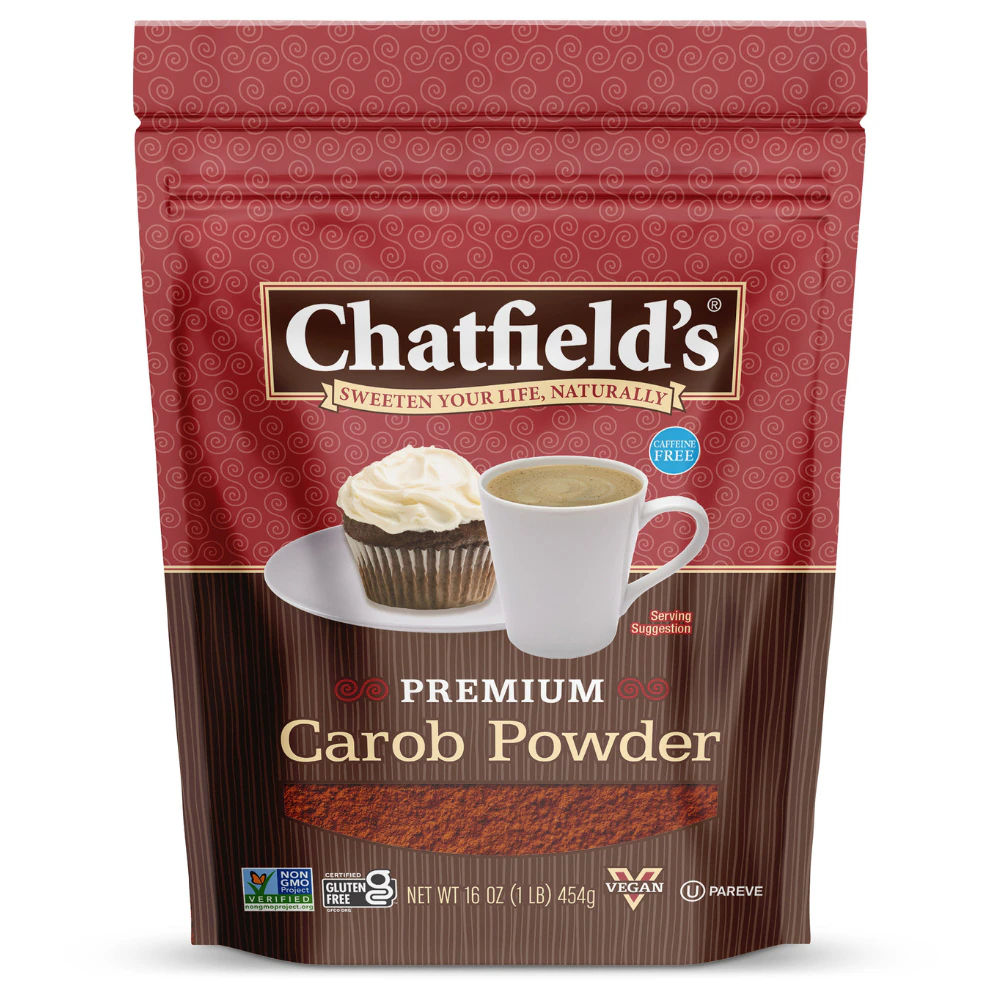 Chatfield's Non-GMO Premium Carob Powder Pouch -- 16 oz