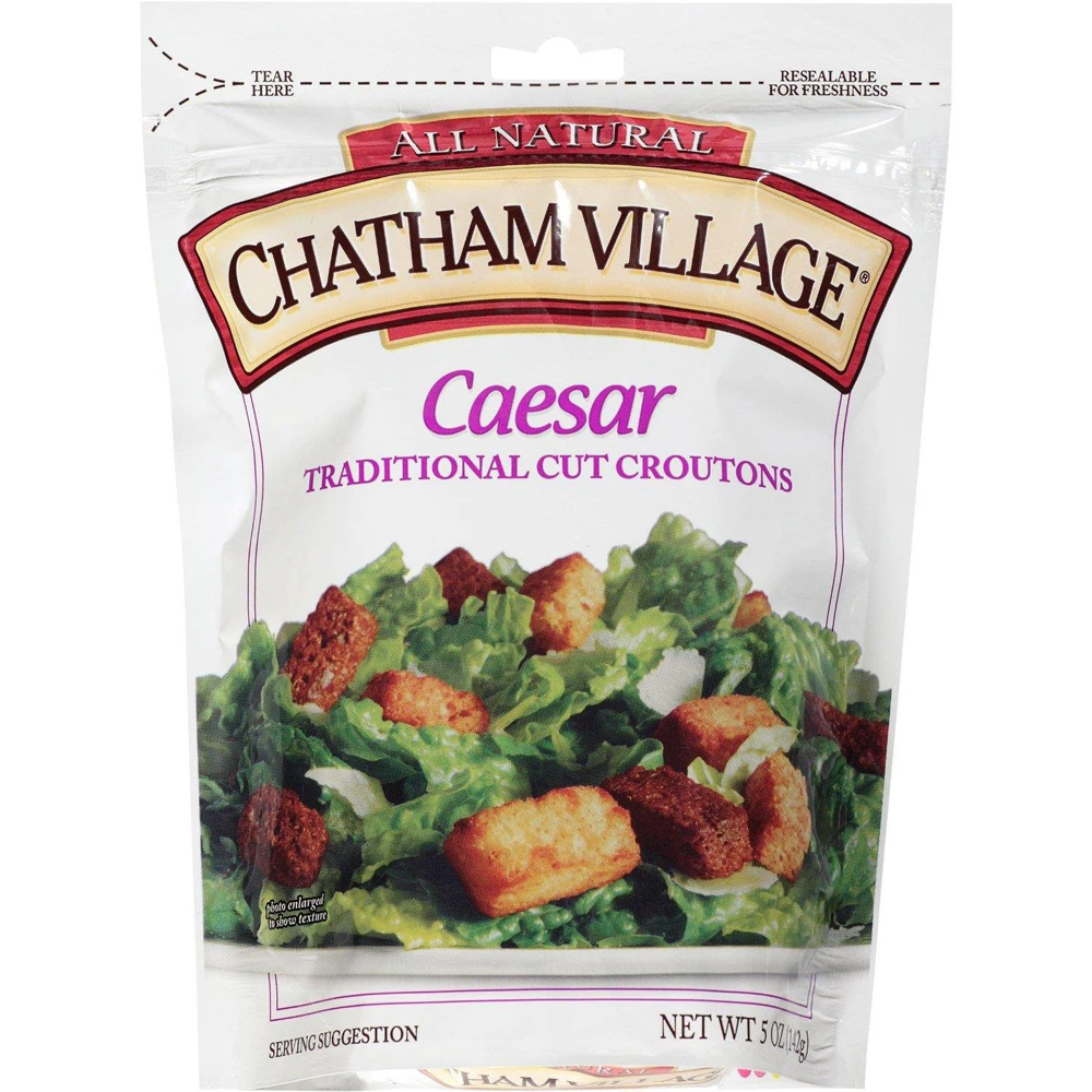Chatham Village Croutons Caesar -- 5 oz