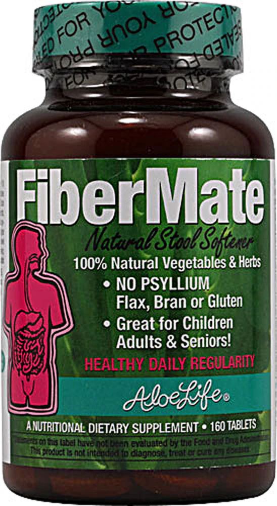 Aloe Life Fiber Mate -- 160 Tablets