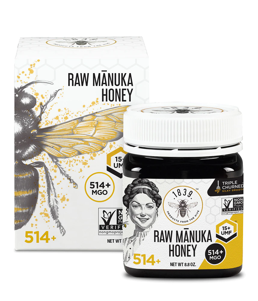1839 Honey Raw Manuka Honey UMF 15+ MGO 510+ -- 8.8 oz