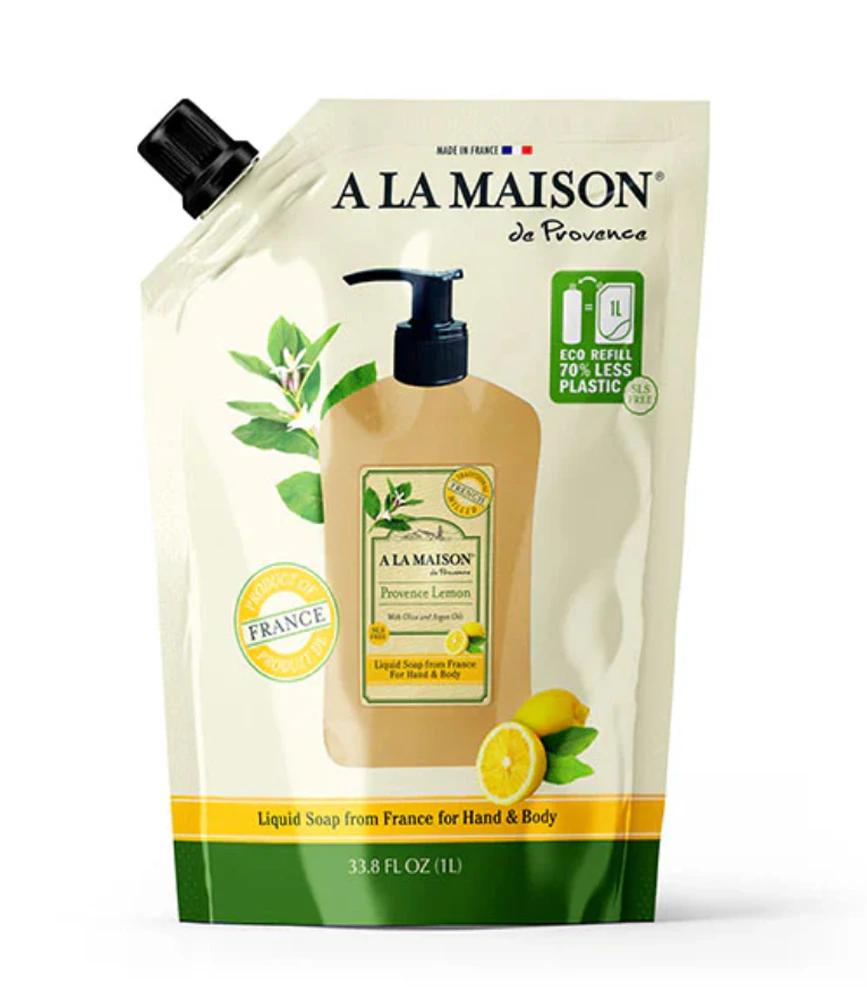 A La Maison French Liquid Hand Soap Refill - Provence Lemon -- 33.8 fl oz