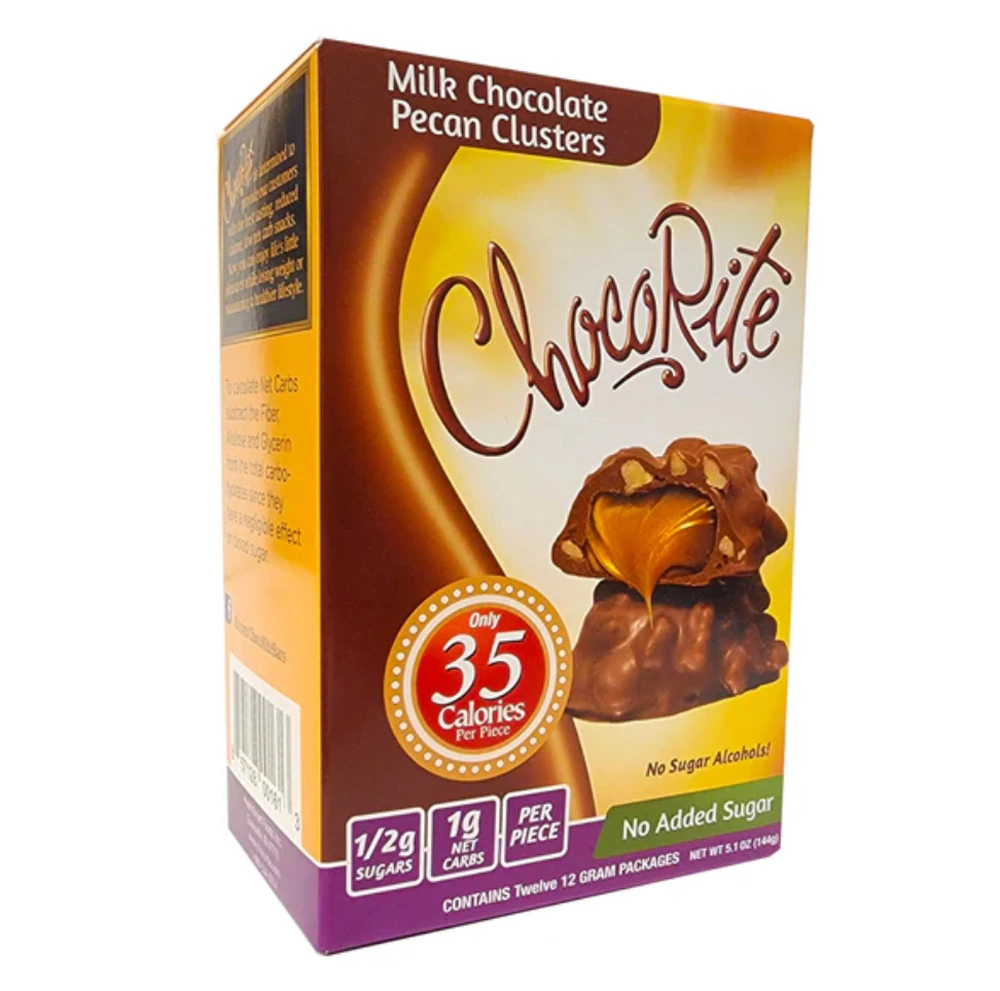 ChocoRite Milk Chocolate Pecan Cluster -- 12 Bars