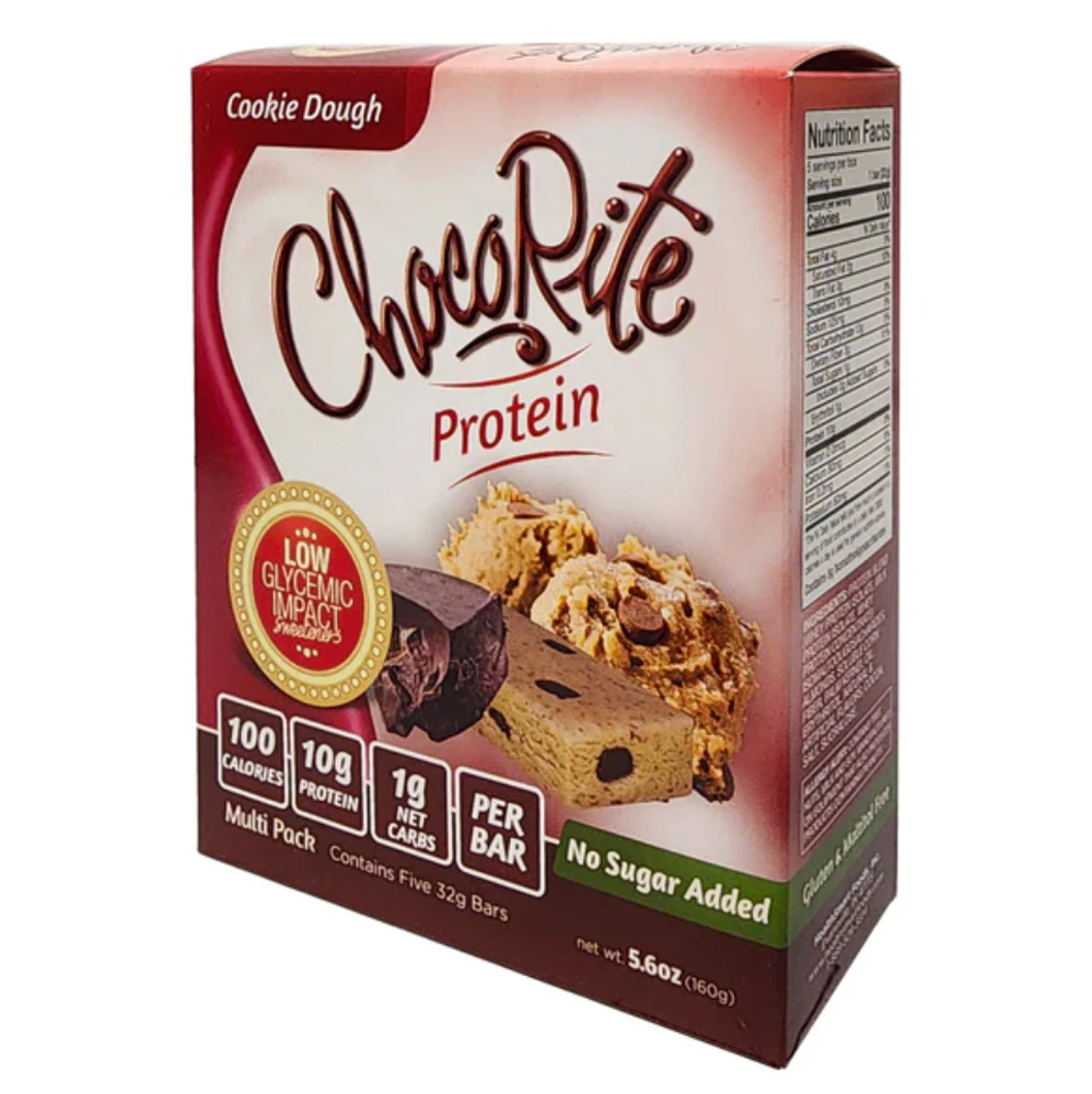 ChocoRite Protein Bar Cookie Dough -- 5 Bars