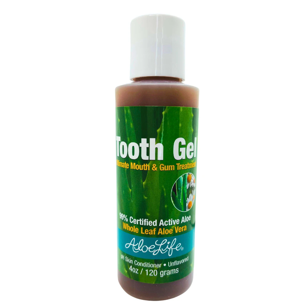 Aloe Life Tooth Gel Unflavored -- 4 oz