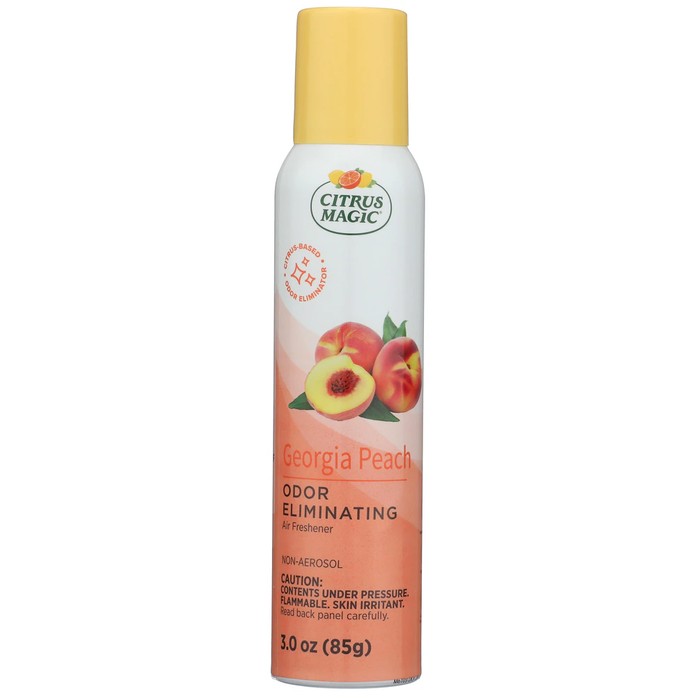 Citrus Magic Odor Eliminating Air Freshener Non-Aerosol Spray - Georgia Peach -- 3 oz