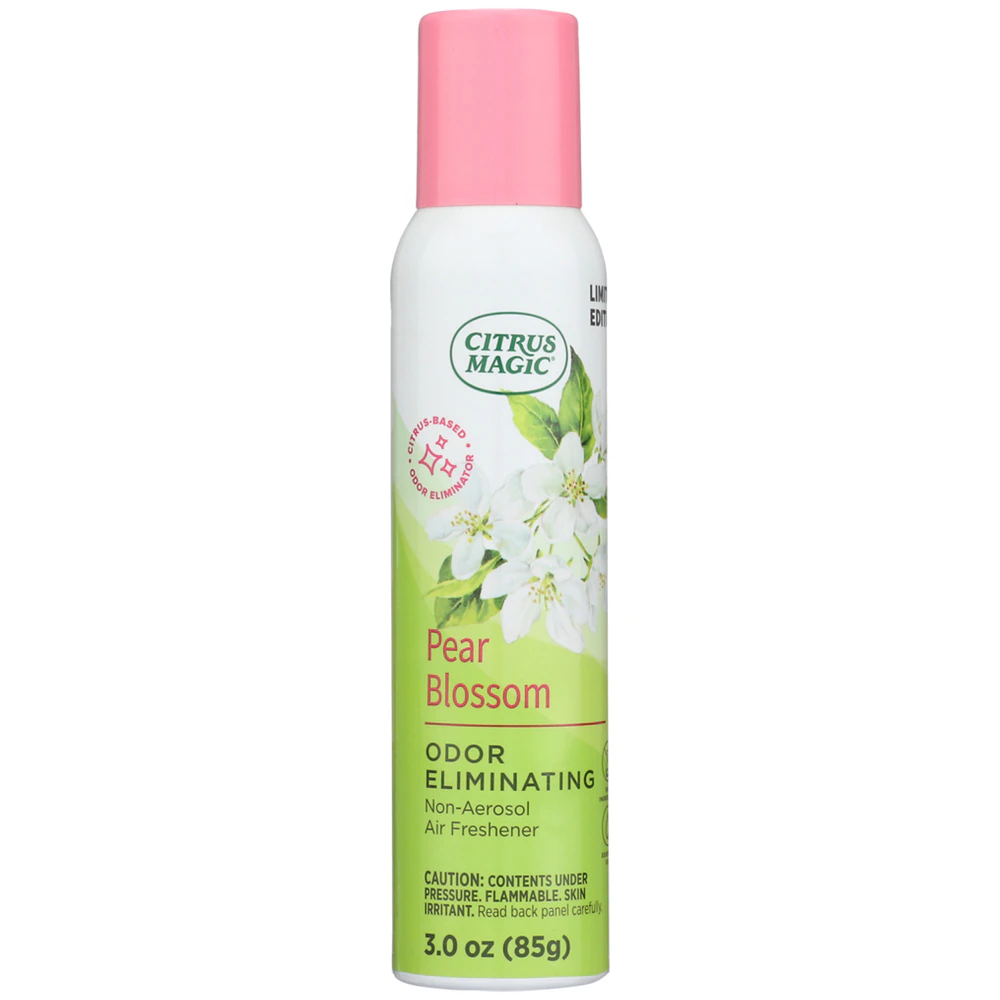 Citrus Magic Odor Eliminating Air Freshener Spray Pear Blossom -- 3 oz