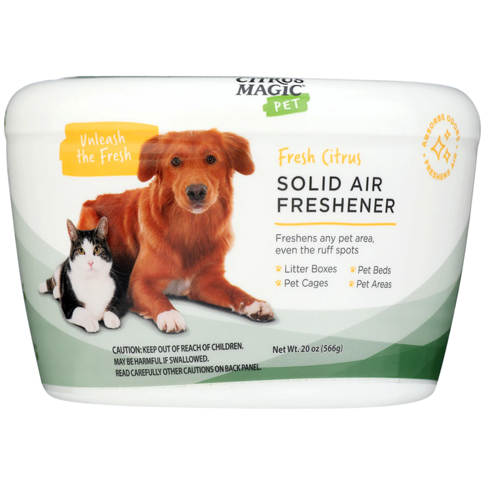 Citrus Magic Pet Odor Absorbing Solid Air Freshener Fresh Citrus -- 20 oz