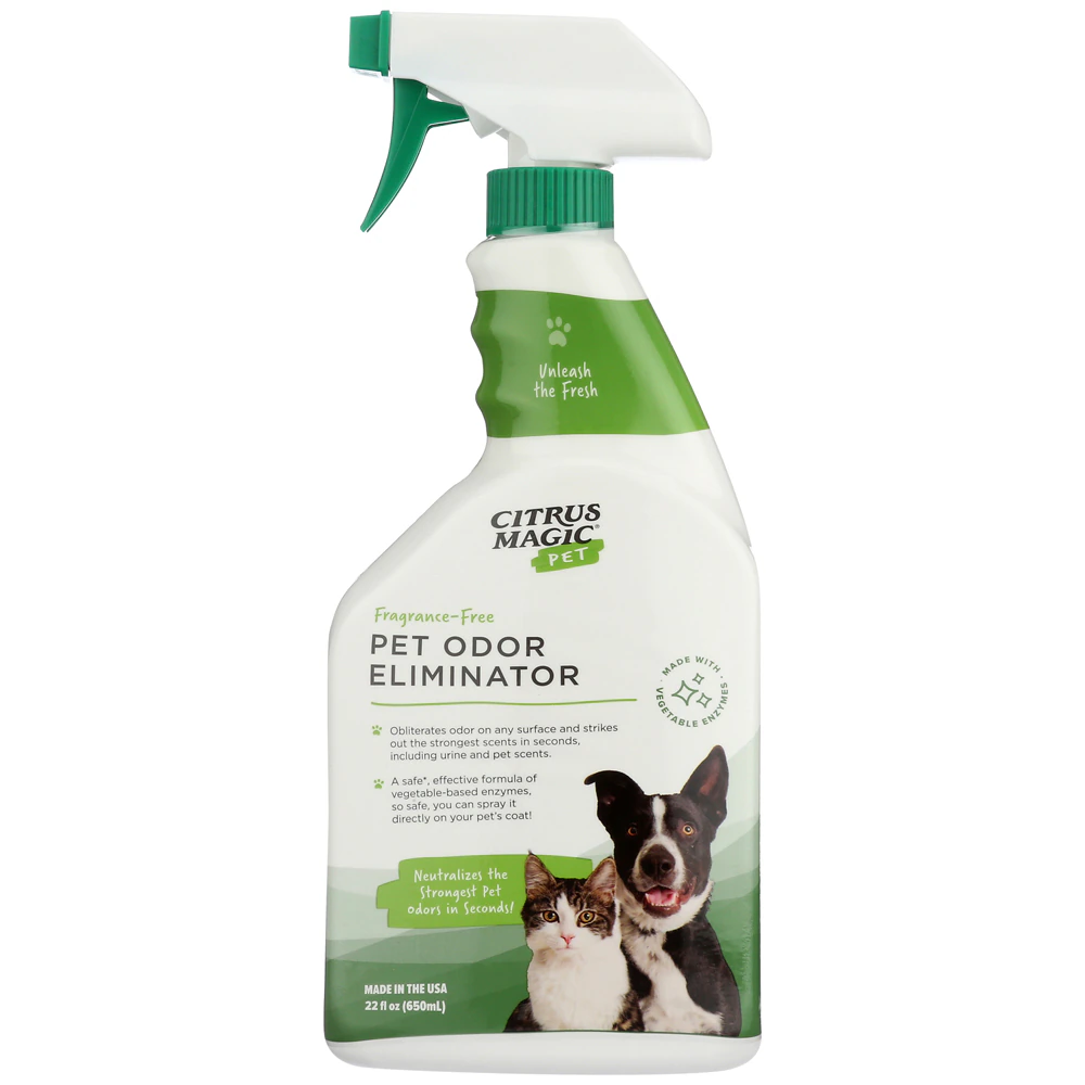 Citrus Magic Pet Odor Eliminator Fragrance Free -- 22 fl oz
