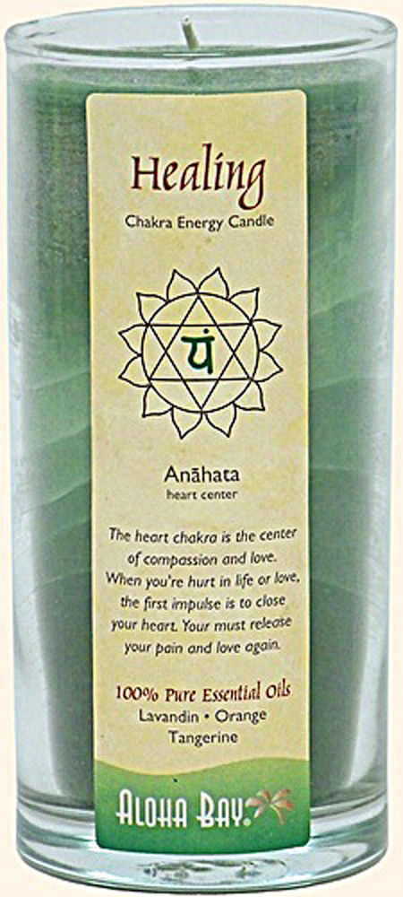 Aloha Bay Chakra Candle Jar Healing Lavendin -- 11 oz