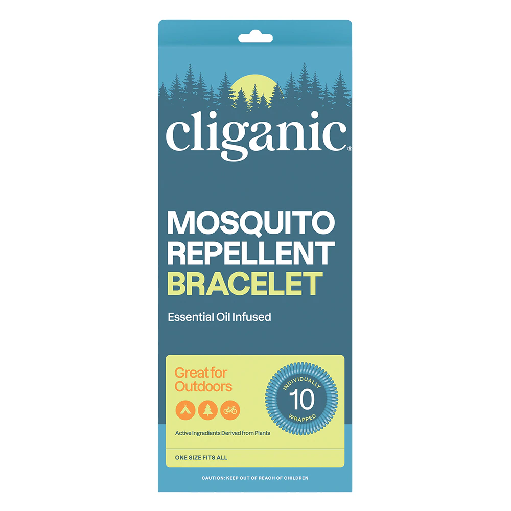 Cliganic Mosquito Repellent Bracelet Deet Free - 10 Pack -- 10 Bracelets