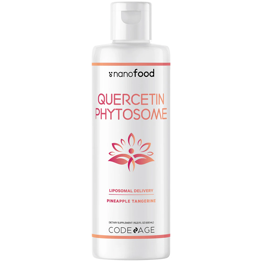Codeage Liquid Quercetin Phytosome 1000 mg Liquid Antioxidant Supplement Tangerine -- 15.22 fl oz