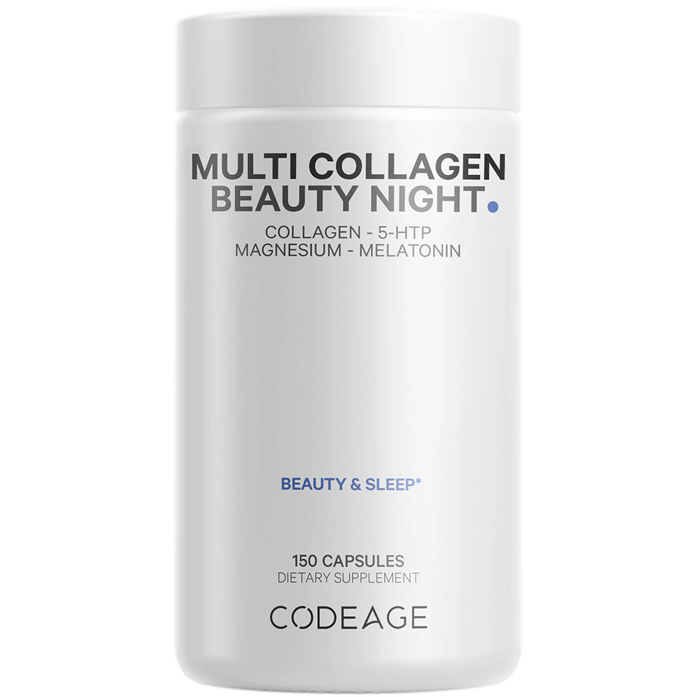 Codeage Multi Collagen Protein + Magnesium Glycinate -- 150 Capsules