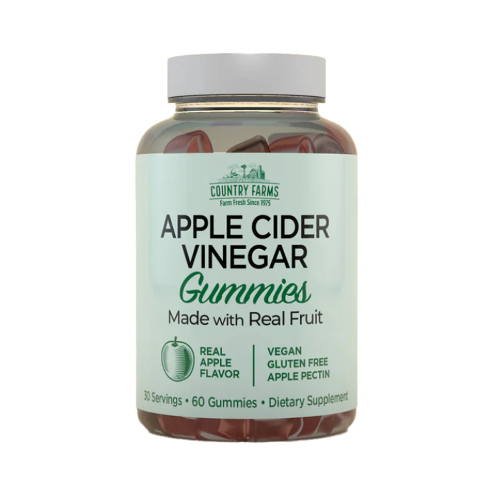 Country Farms Apple Cider Vinegar -- 60 Gummies