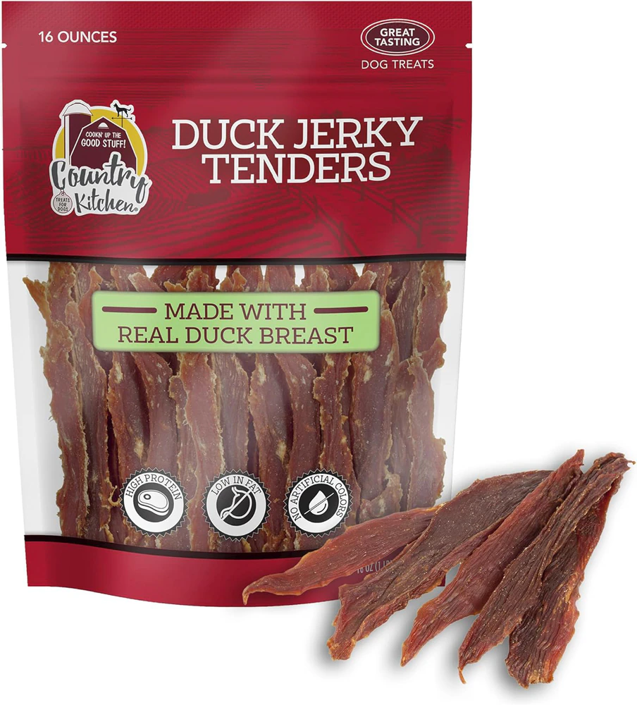 Country Kitchen Dog Jerky Tenders Duck -- 16 oz