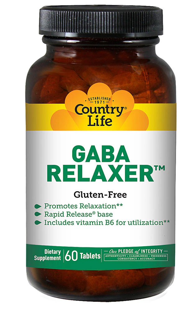 Country Life GABA Relaxer -- 60 Tablets