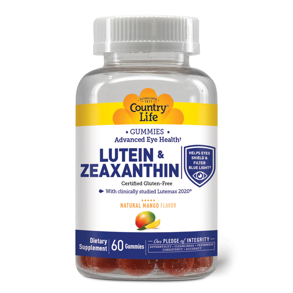 Country Life Lutein and Zeaxanthin Gummy -- 60 Gummies