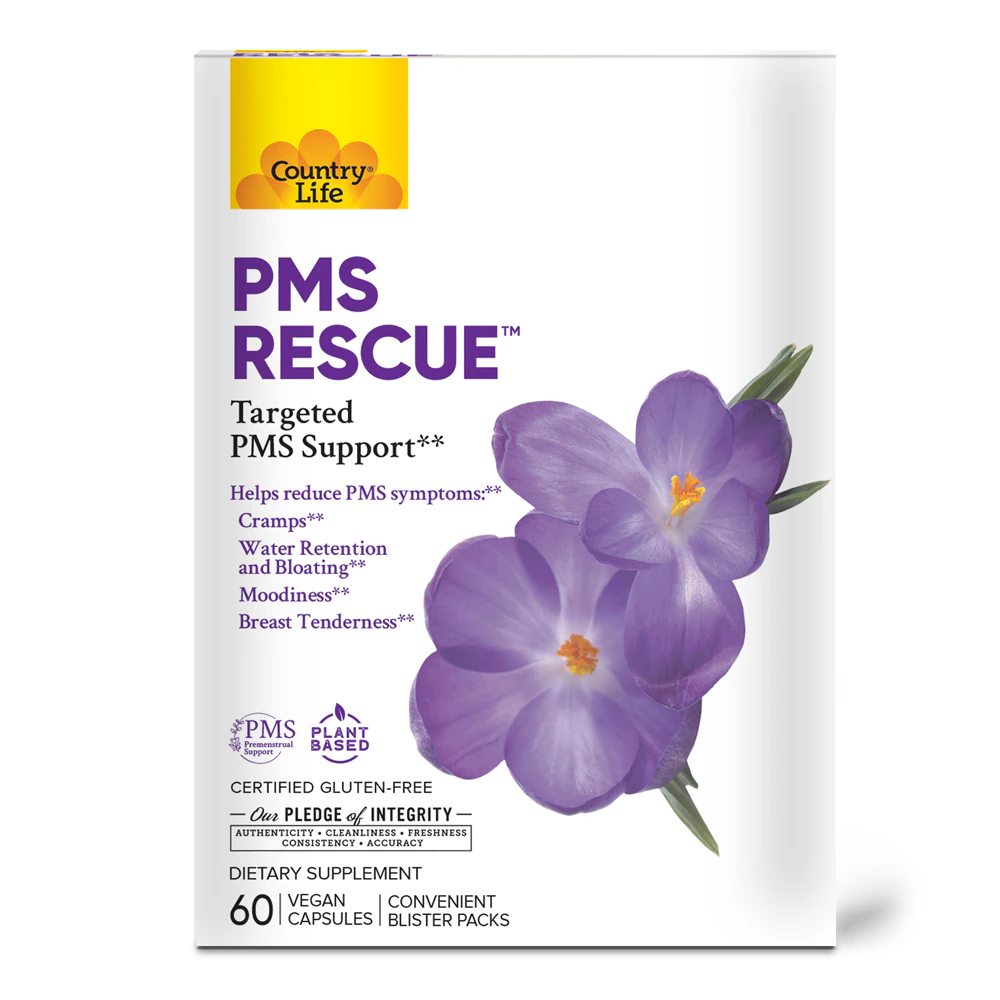 Country Life PMS Rescue? -- 60 Vegan Capsules