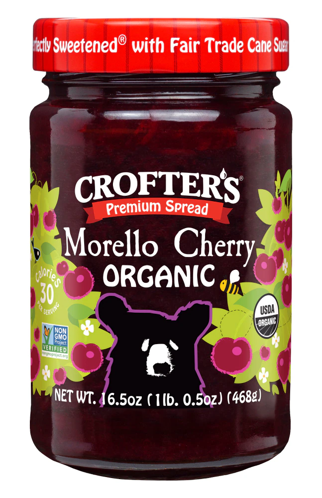 Crofters Organic Fruit Spread Morello Cherry -- 16.5 oz
