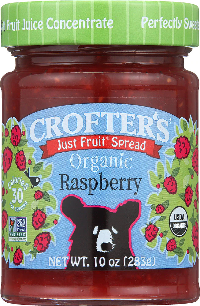 Crofters Organic Fruit Spread Raspberry -- 10 oz