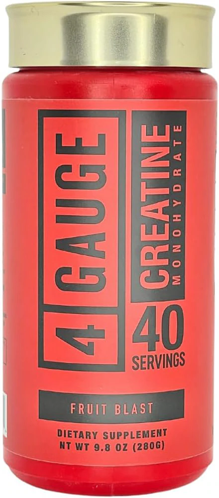 4 Gauge Creatine Monohydrate Fruit Blast -- 40 Servings