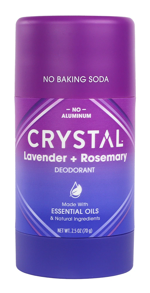 Crystal Magnesium Enriched Deodorant Stick Lavender + Rosemary -- 2.5 oz