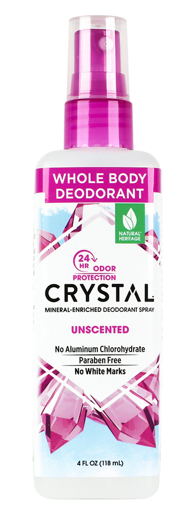 Crystal Whole Body Deodorant Spray Fragrance Free -- 4 fl oz