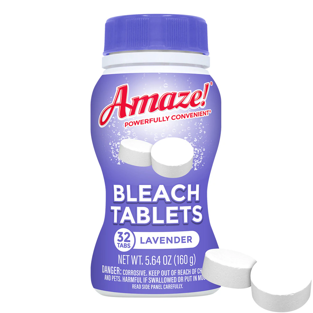 Amaze Bleach Tablets Concentrated Lavender -- 32 Tabs
