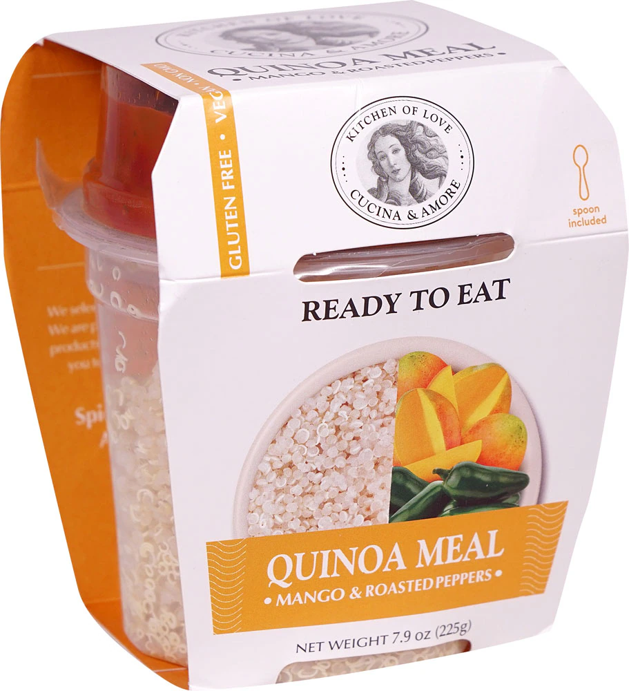 Cucina & Amore Gluten Free Quinoa Quick Meal Mango & Roasted Peppers -- 7.9 oz