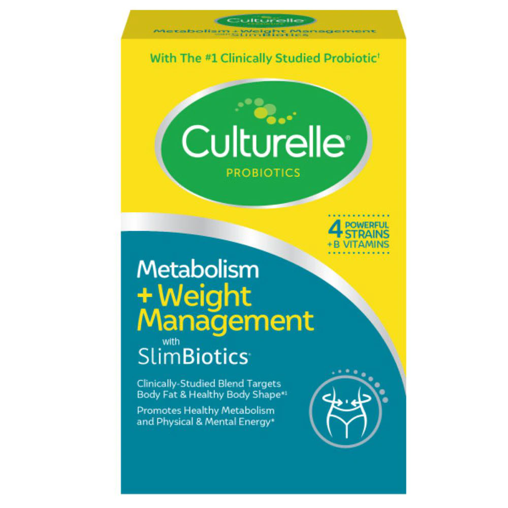 Culturelle Metabolism + Weight Management with SlimBiotics -- 30 Capsules