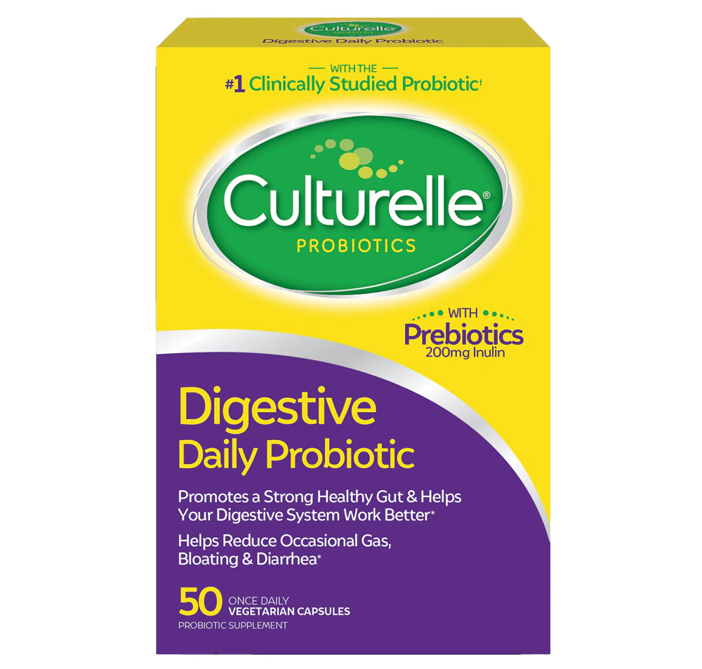 Culturelle Probiotics Digestive Daily Probiotic -- 50 Vegetarian Capsules