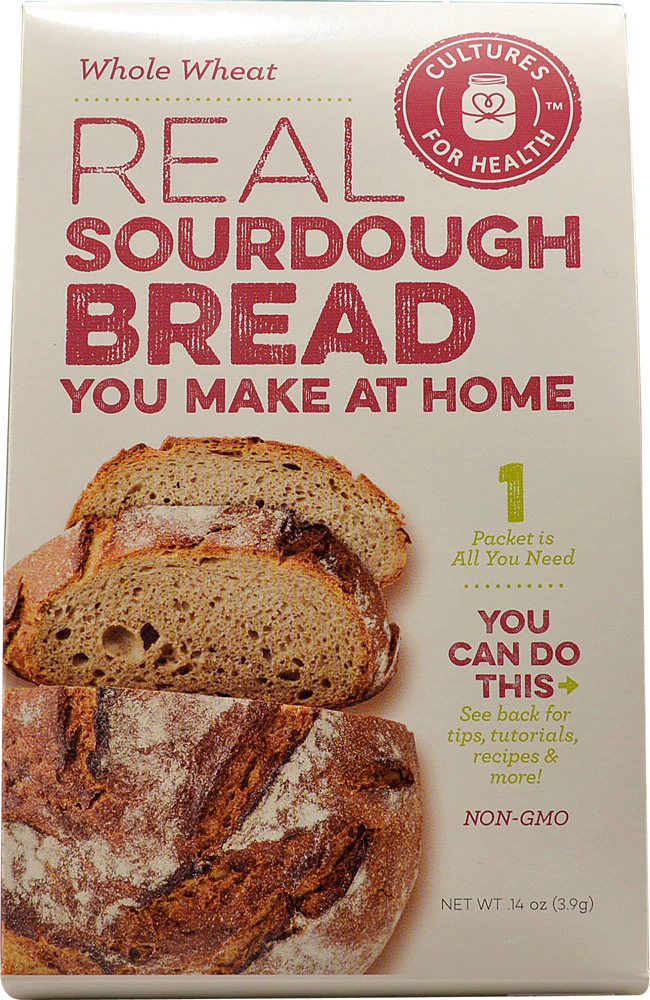 Cultures For Health Non-GMO Sourdough Bread Starter Culture Whole Wheat -- 1 Packet