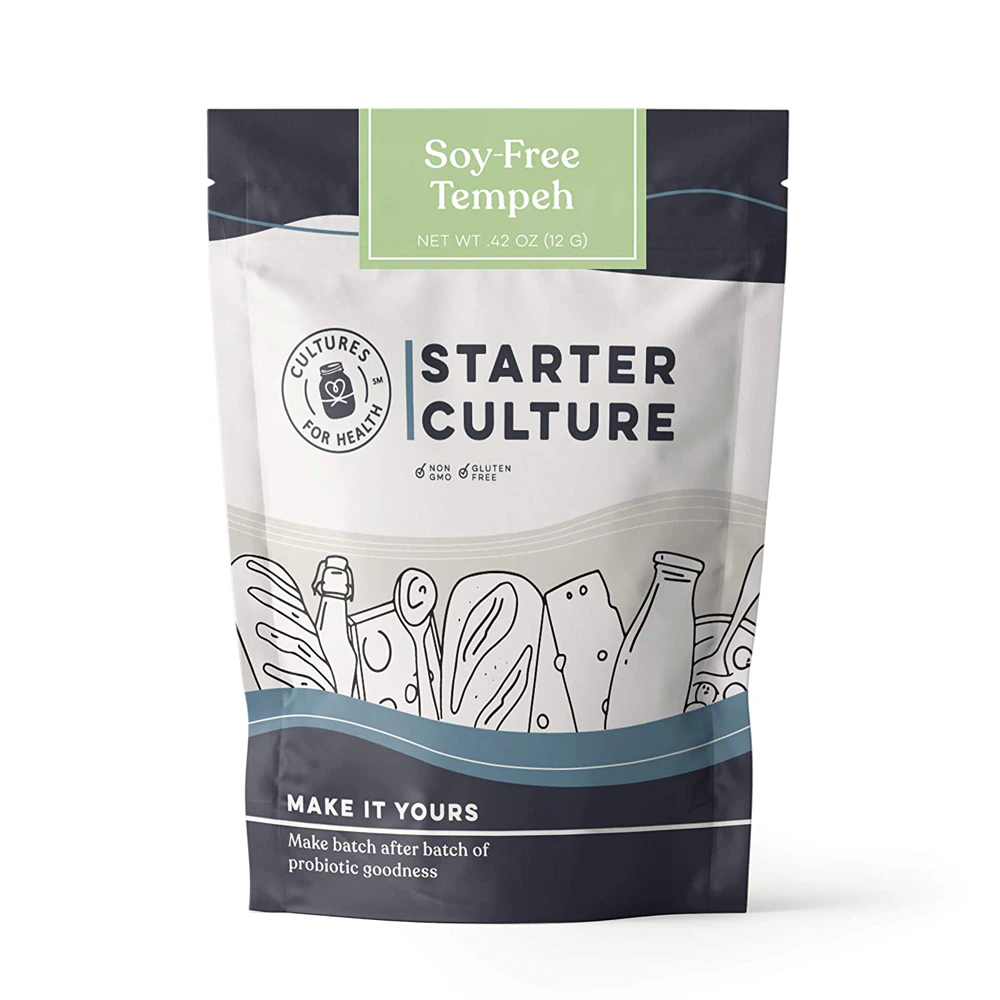 Cultures For Health Non-GMO Starter Culture Soy-Free Tempeh -- 4 Packets