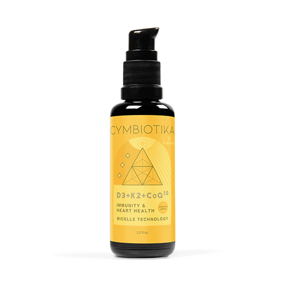 Cymbiotika Vitamin D3 + K2 + CoQ10 Tangerine -- 5000 IU - 2 fl oz