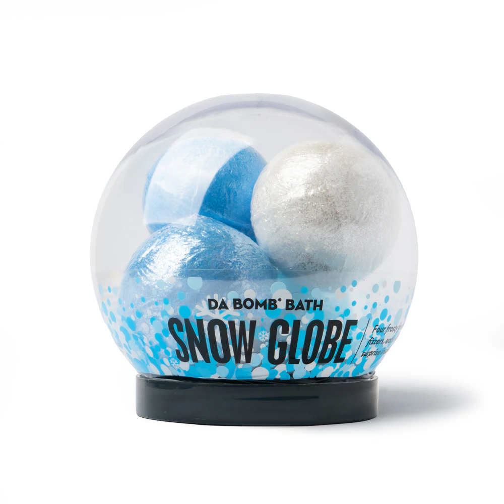 Da Bomb Holiday Surprise Bath Bombs 4 Piece Gift Set - Snow Globe -- 6.75 oz