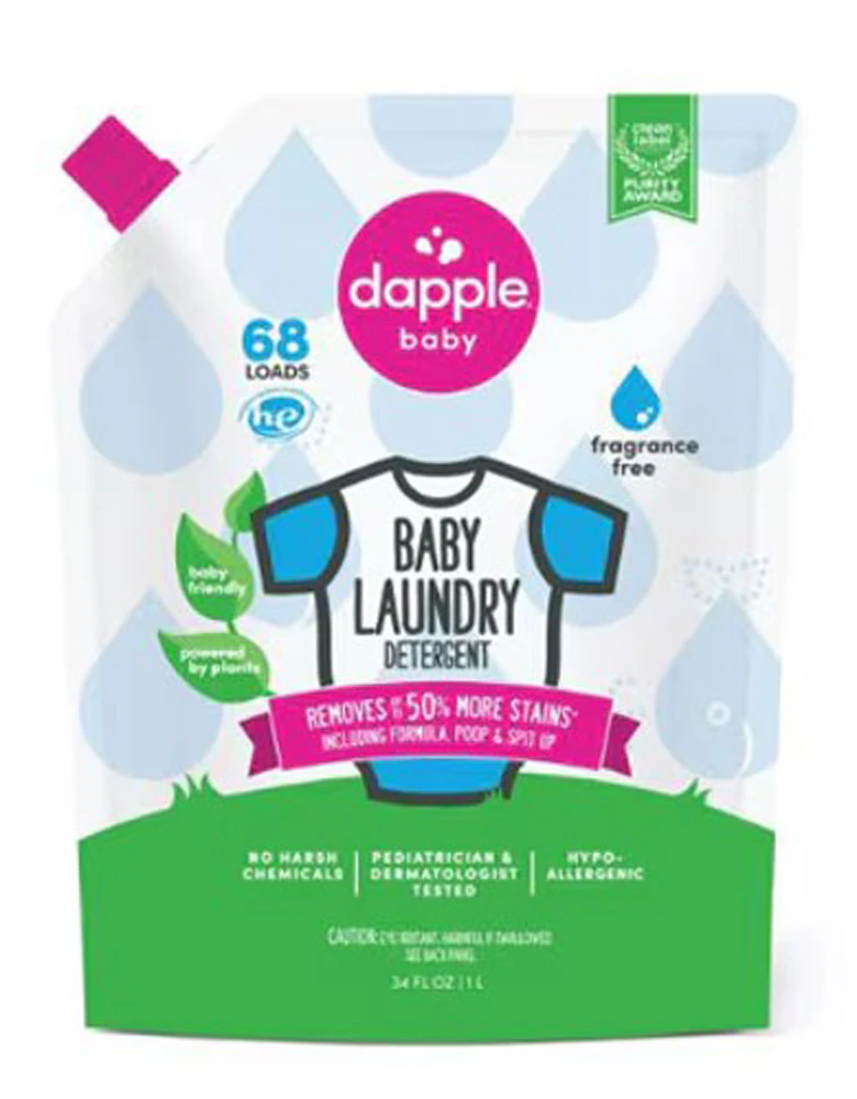 Dapple Baby Laundry Detergent 68 Loads Fragrance Free -- 34 fl oz