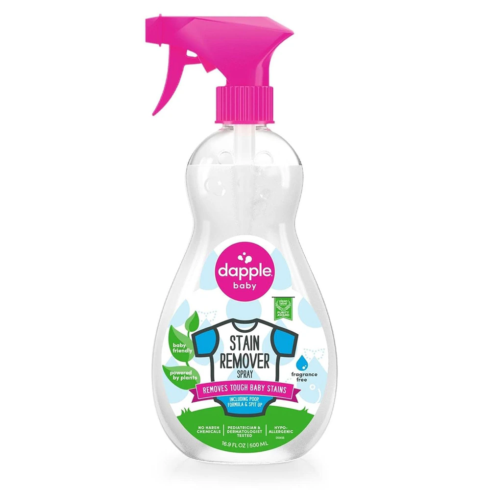 Dapple Baby Stain Remover Spray Hypoallergenic Fragrance Free -- 16.9 fl oz