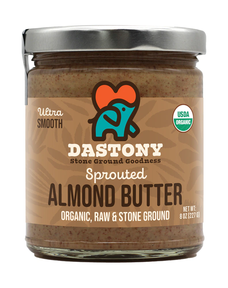 Dastony Organic Sprouted Almond Butter -- 8 oz